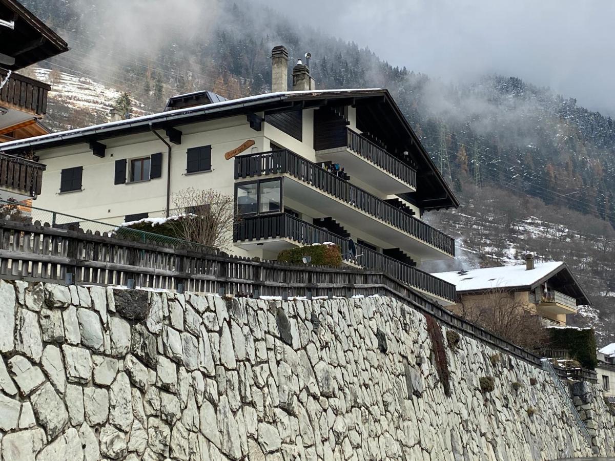 Ferienwohnung Cosy Studio In The Mountains Le Châble Exterior foto