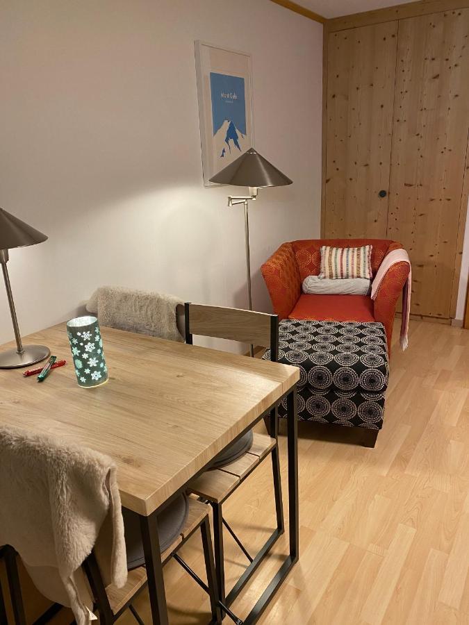 Ferienwohnung Cosy Studio In The Mountains Le Châble Exterior foto