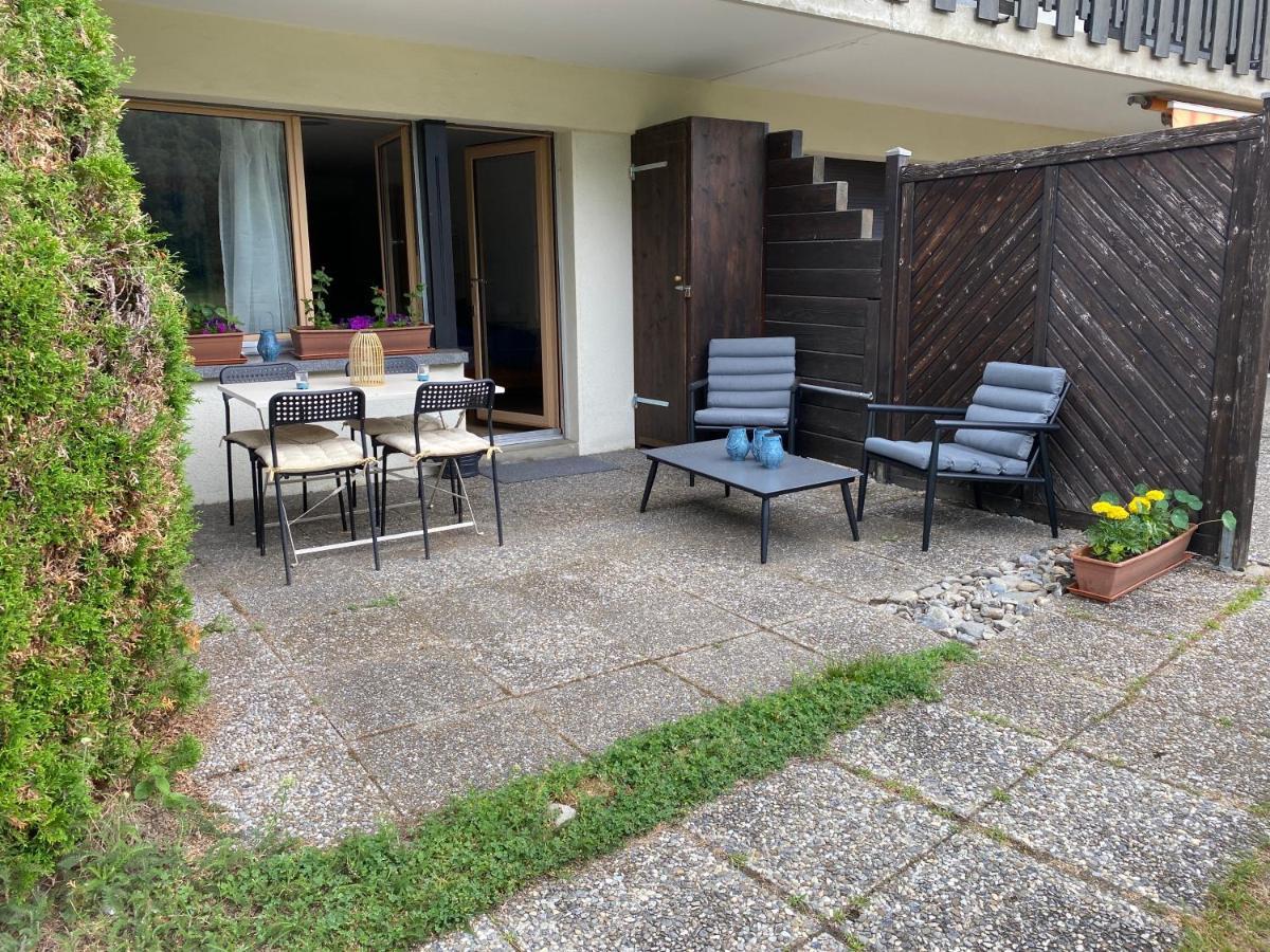 Ferienwohnung Cosy Studio In The Mountains Le Châble Exterior foto
